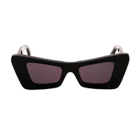 Off-White Sunglasses Cat Eye Full Rim, White Frame and Grey Lens OERI027ACCRA0107