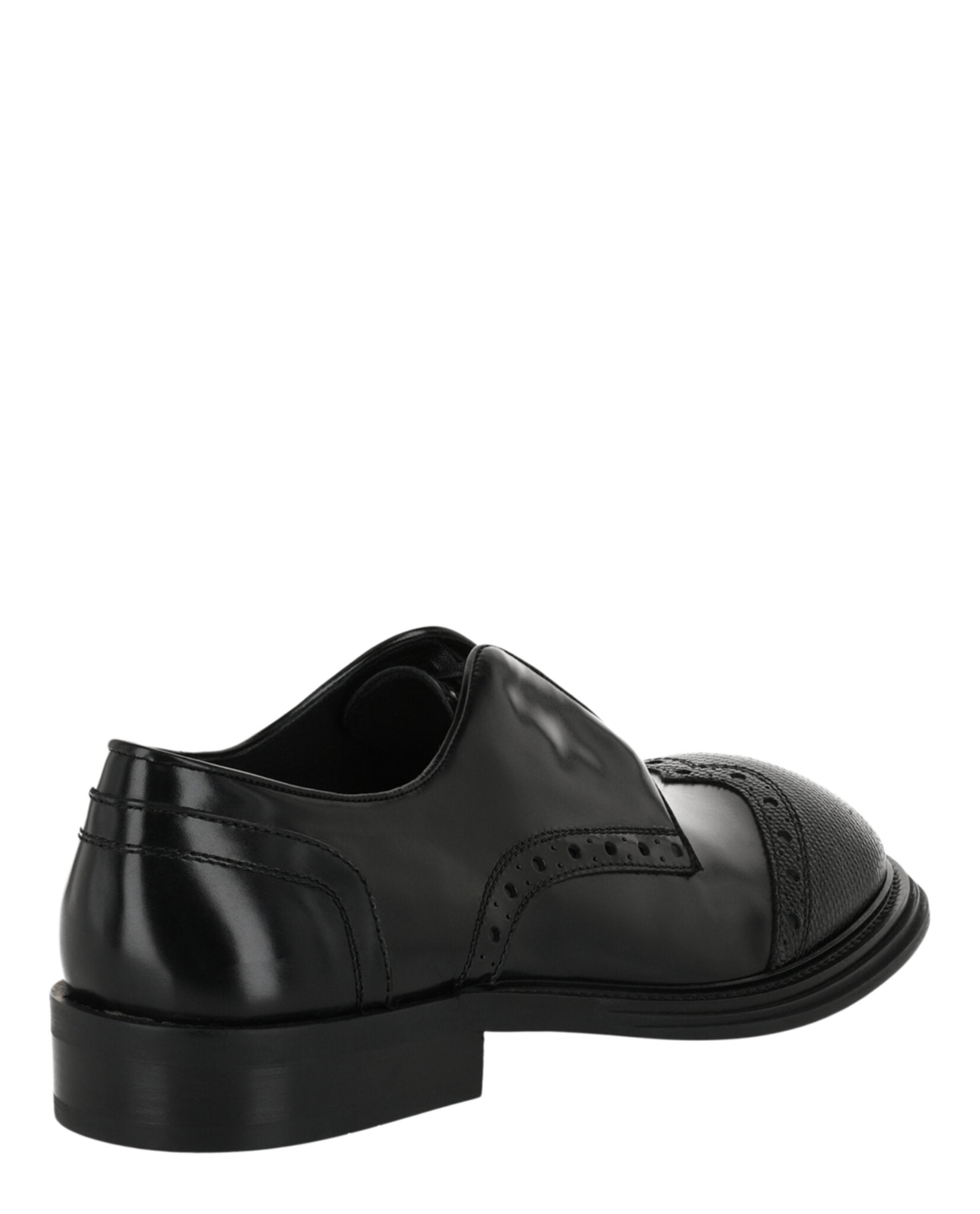 Ferragamo Mens Festo Wingtip Derby Shoes - Wide Width