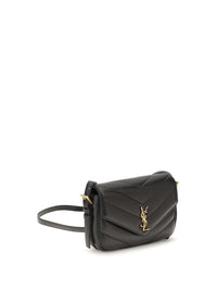 SAINT LAURENT Saint Laurent Women Loulou Cassandre Toy Lambskin Shoulder Bag