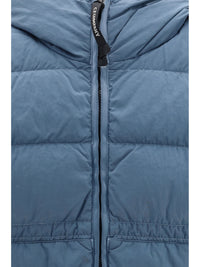 C.P. Company Men Goggle Hooded Jacket In Chrome-R