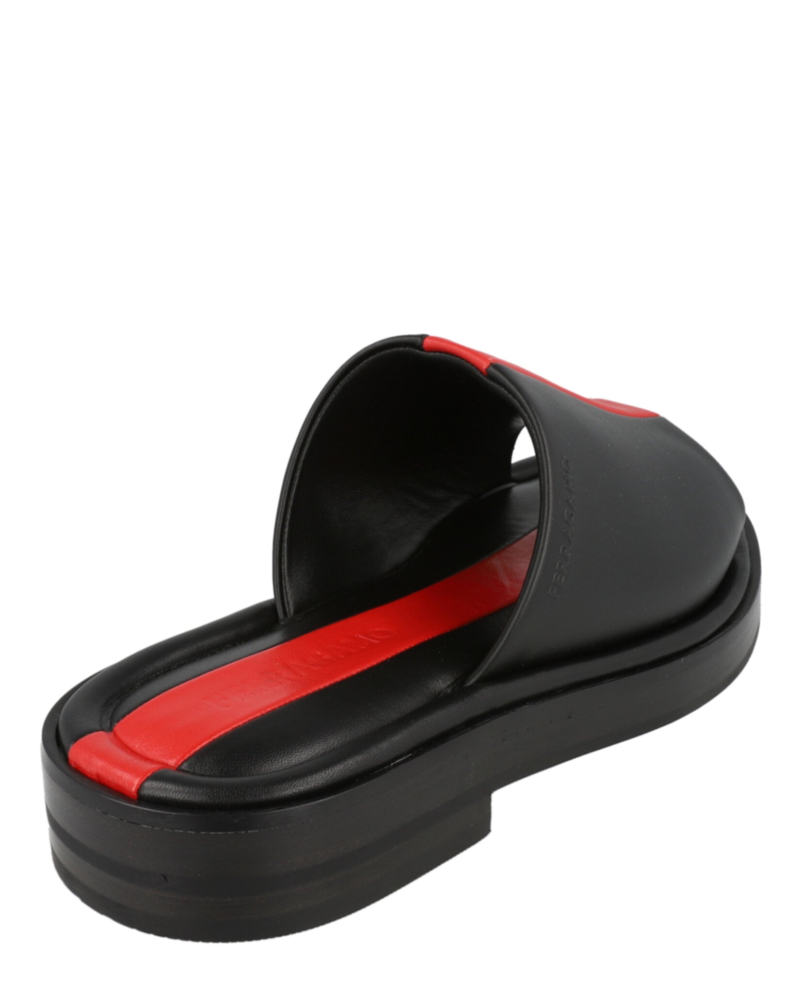 Ferragamo Mens Facundo Leather Slides