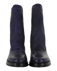 Ferragamo Mens Furseo Sock Boots - Wide Width