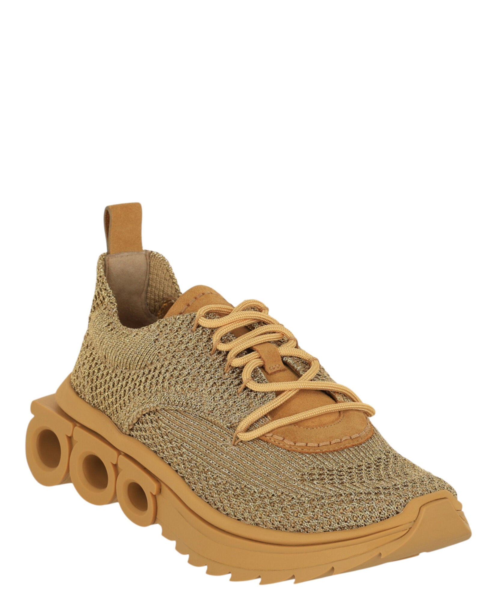 Ferragamo Mens Nima Metallic Knit Sneakers – Bluefly