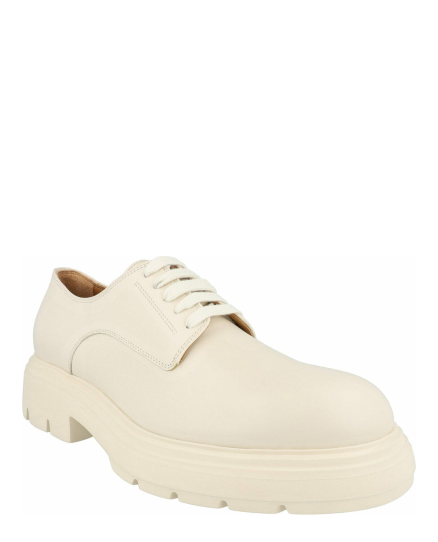 Ferragamo Mens Devis Leather Derby Shoes
