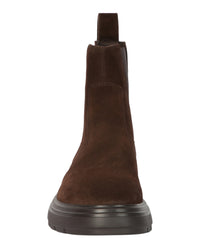Ferragamo Mens Doran Suede Chelsea Boots
