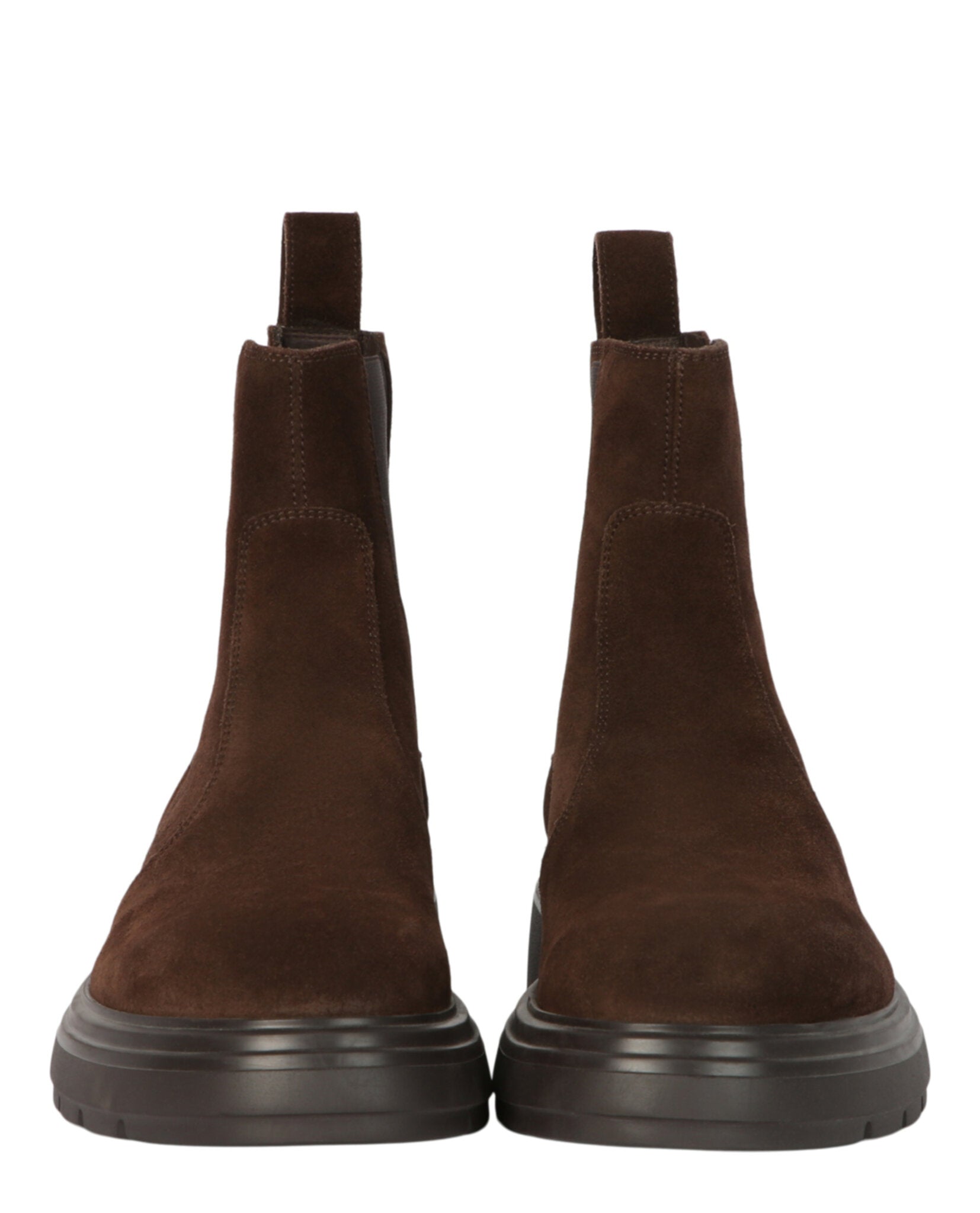Ferragamo Mens Doran Suede Chelsea Boots