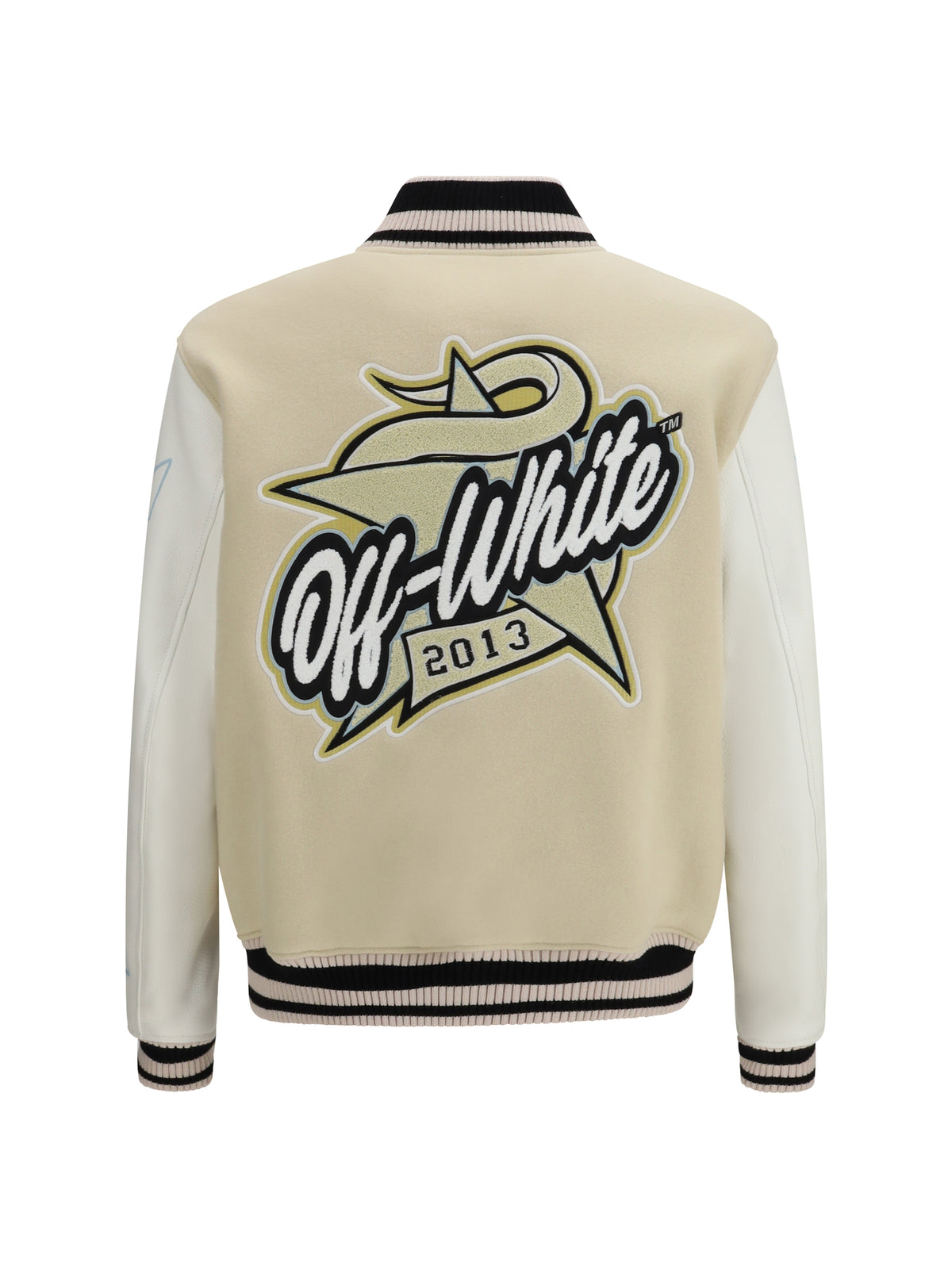 Off-White Men Varsity Star Logo Jacket