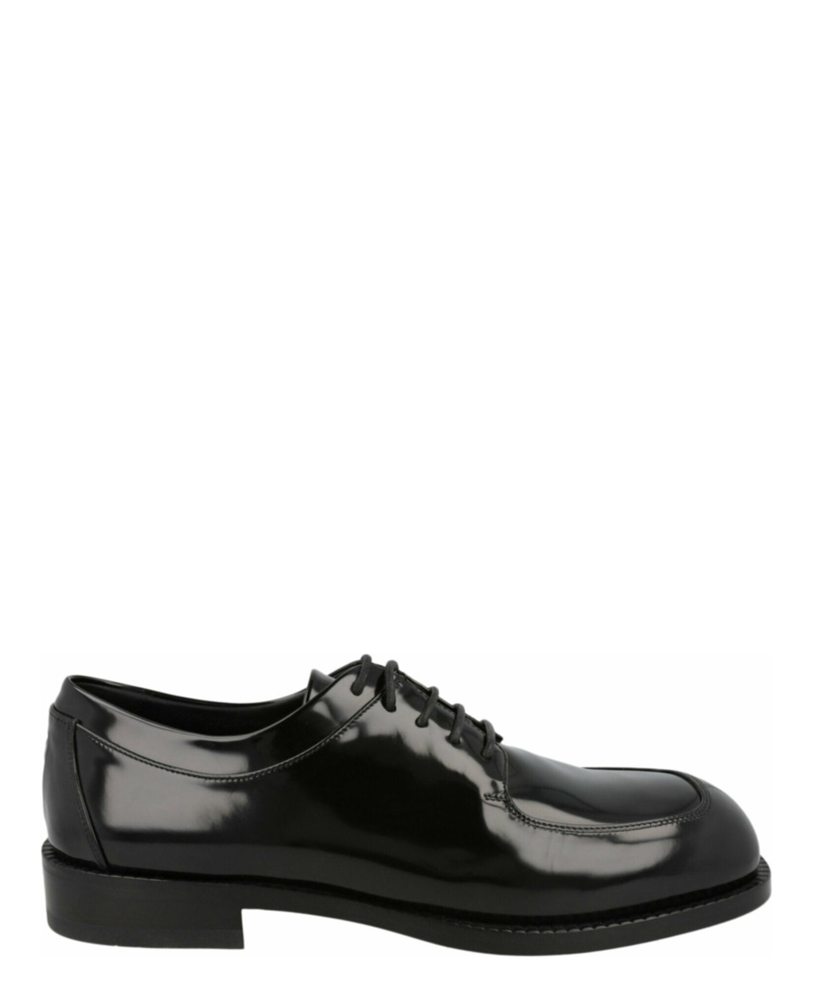 Ferragamo Ferragamo Mens Patent Dinamic Lace-up Derby Shoes -Wide Width