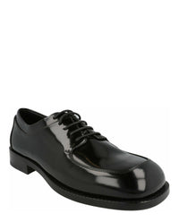 Ferragamo Ferragamo Mens Patent Dinamic Lace-up Derby Shoes -Wide Width