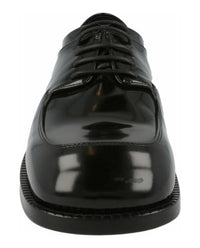 Ferragamo Ferragamo Mens Patent Dinamic Lace-up Derby Shoes -Wide Width