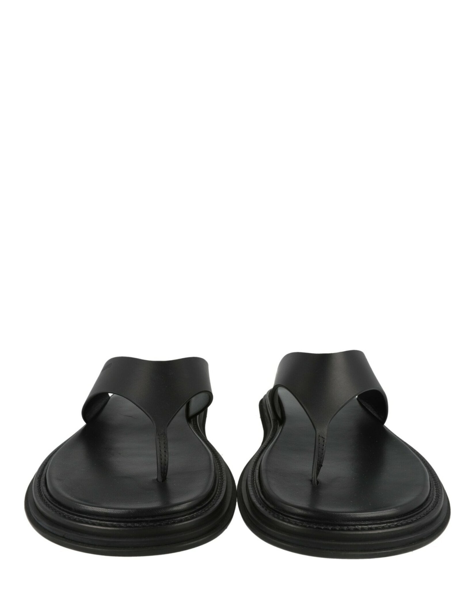 Ferragamo Mens Dory Leather Sandals