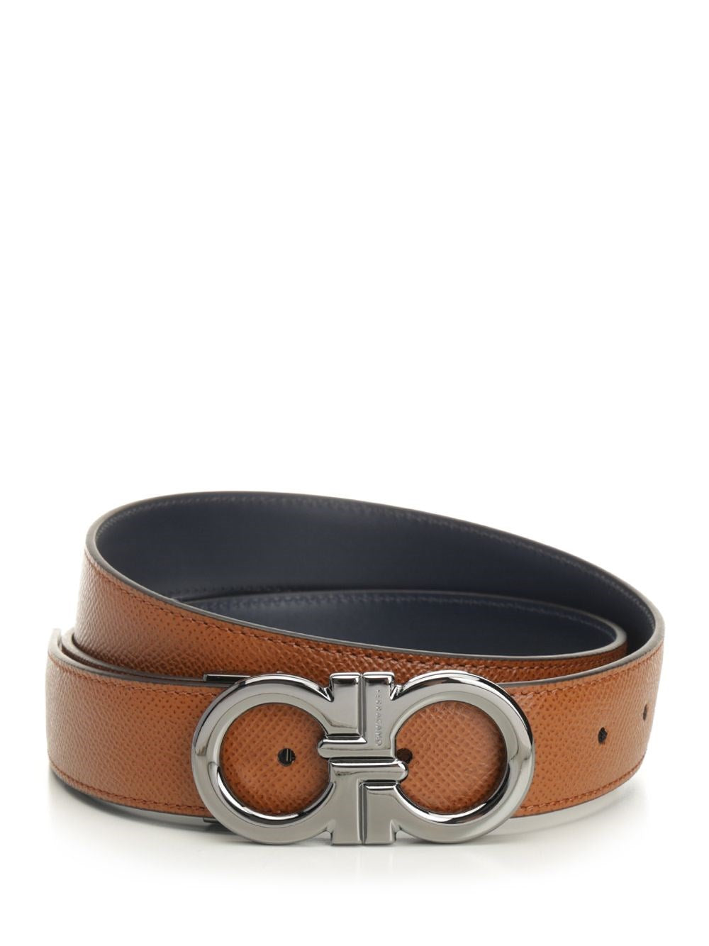 Ferragamo Men Reversible And Adjustable "Gancini" Belt