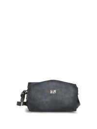 Balenciaga Women Medium Le 7 Suede Shoulder Bag