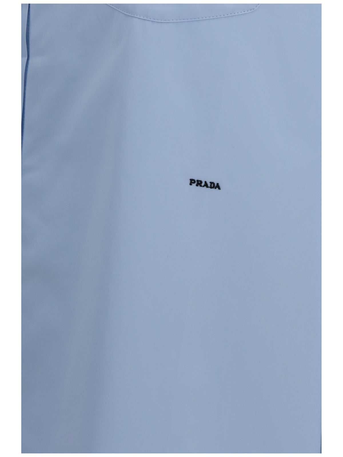 PRADA Prada Women Oversized Shirt With Pocket And Embroidered Logo