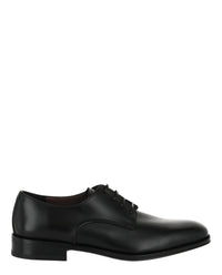Ferragamo Mens Daniel Derby Shoes - Extra Wide Width