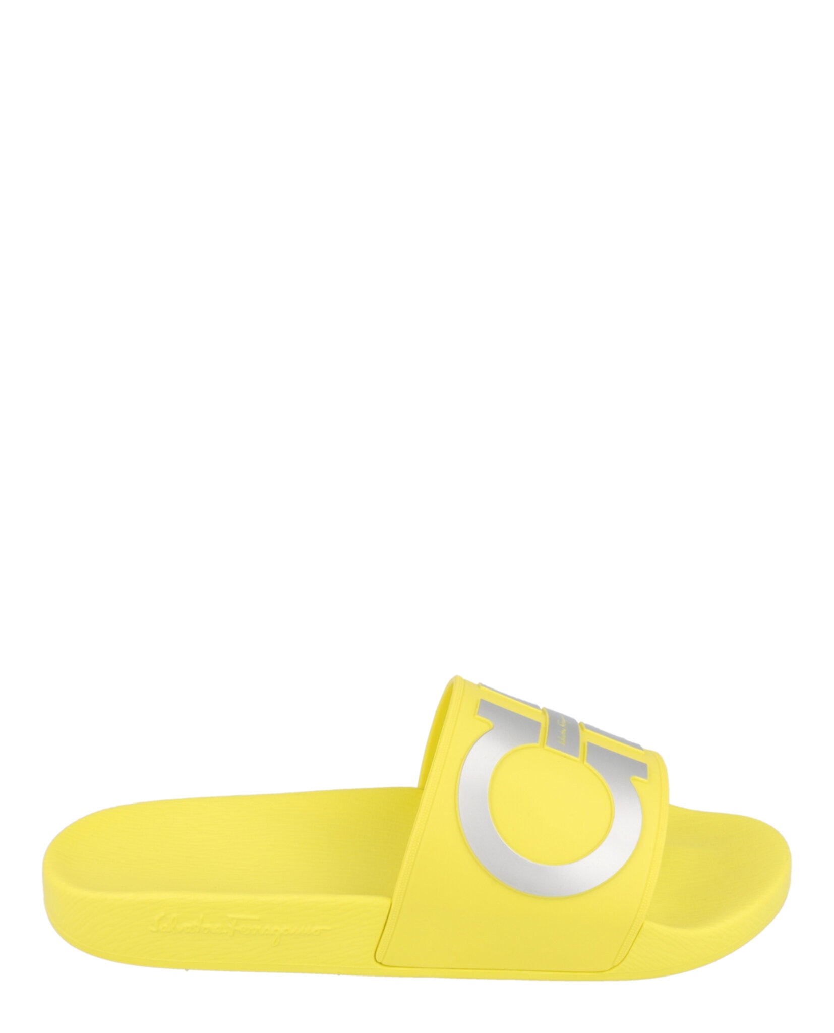 Ferragamo Mens Groovy Dual Gancini Slides