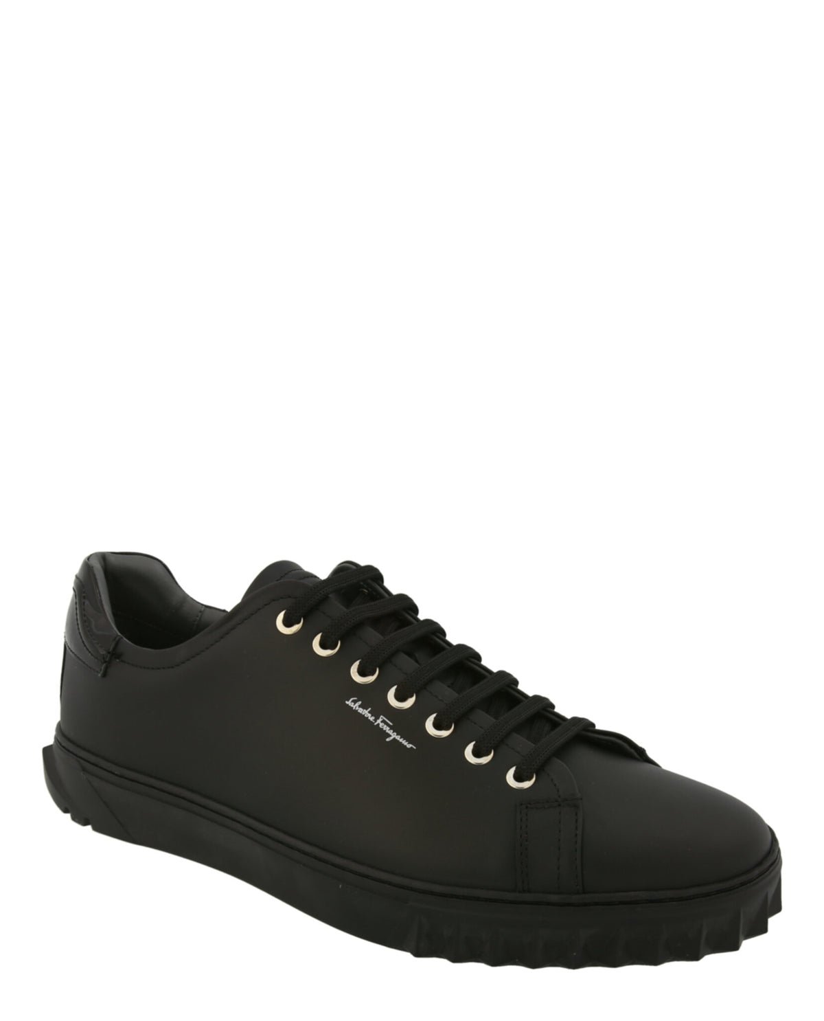 Ferragamo Mens Cube Low-Top Sneakers