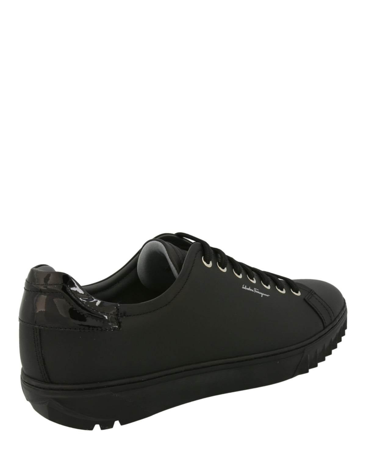 Ferragamo Mens Cube Low-Top Sneakers