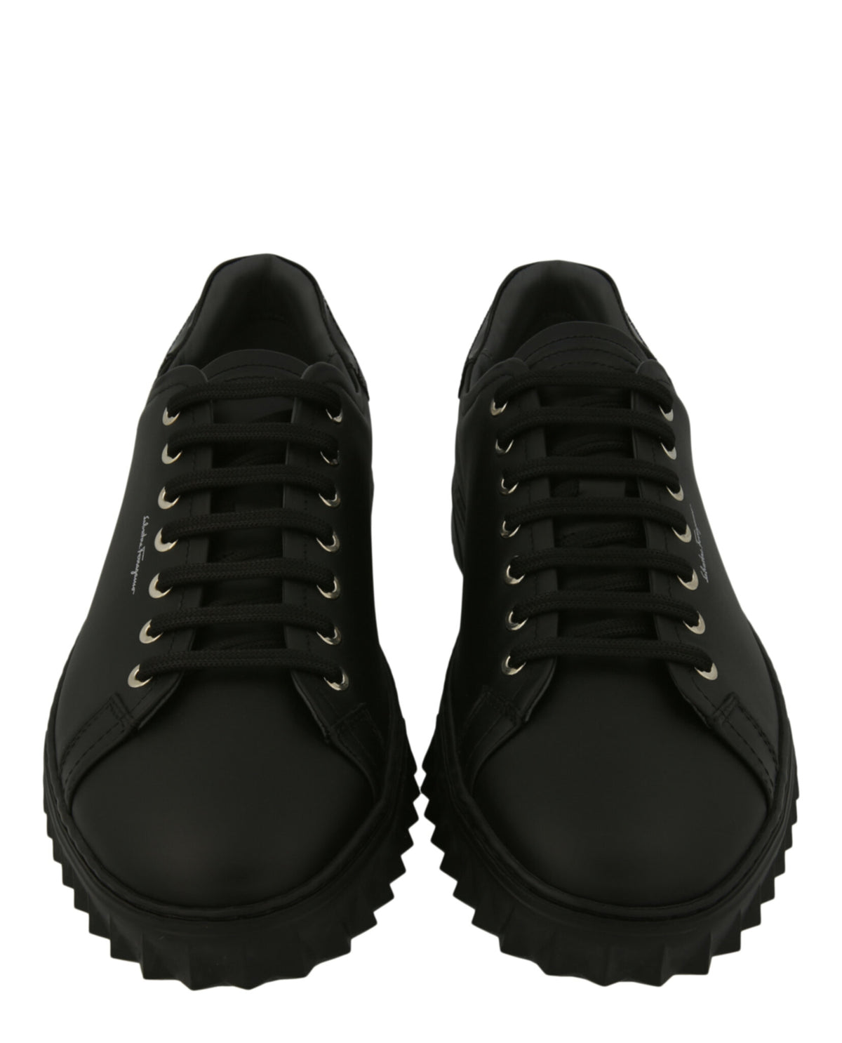 Ferragamo Mens Cube Low-Top Sneakers