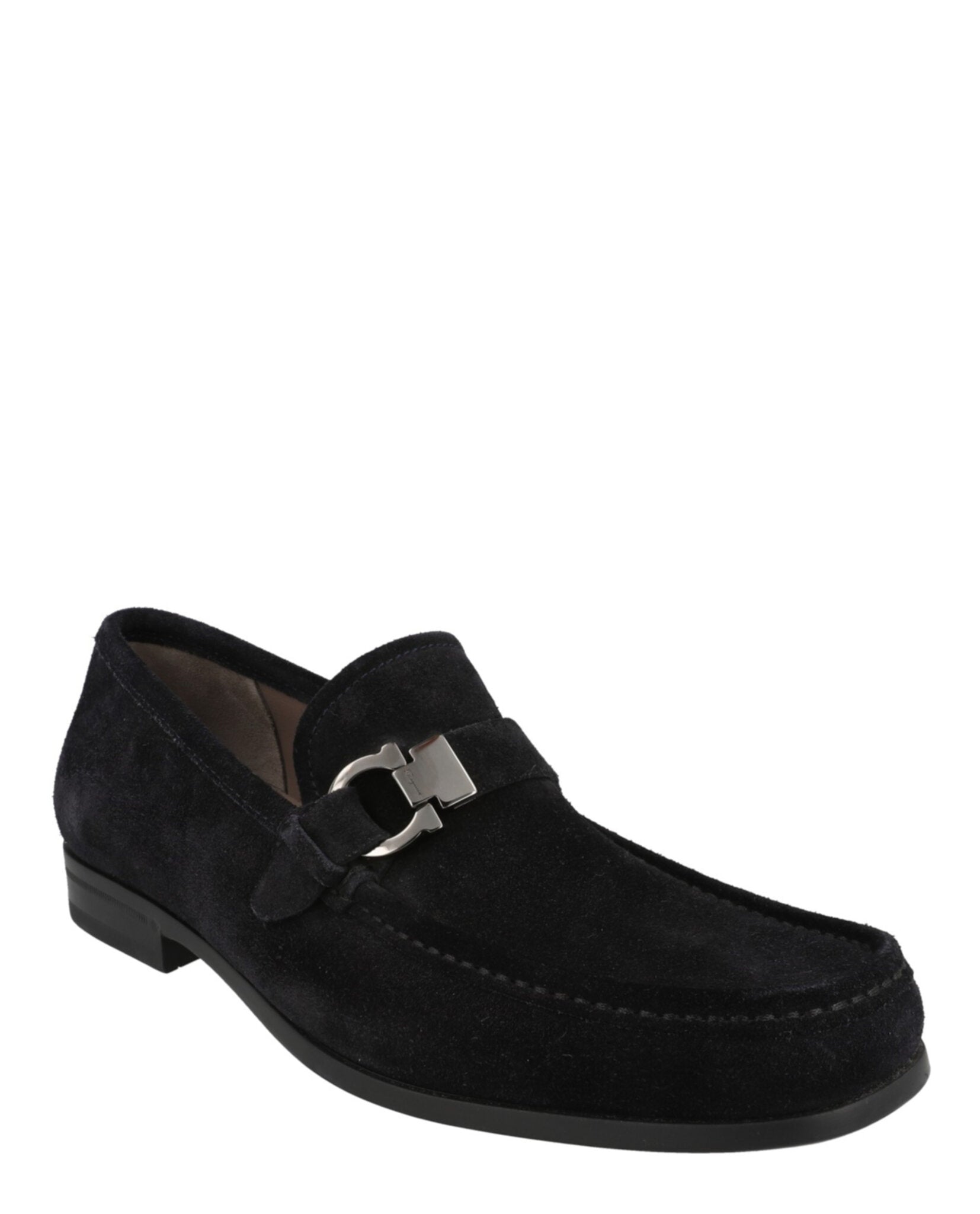 Ferragamo Mens Adam Suede Loafers