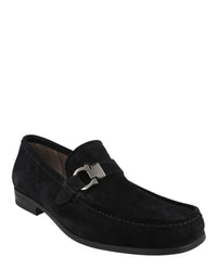 Ferragamo Mens Adam Suede Loafers