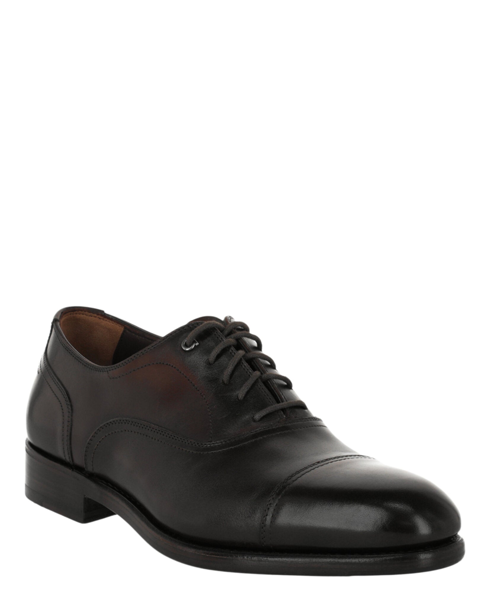 Ferragamo Mens Baron Leather Oxfords - Extra Wide Width