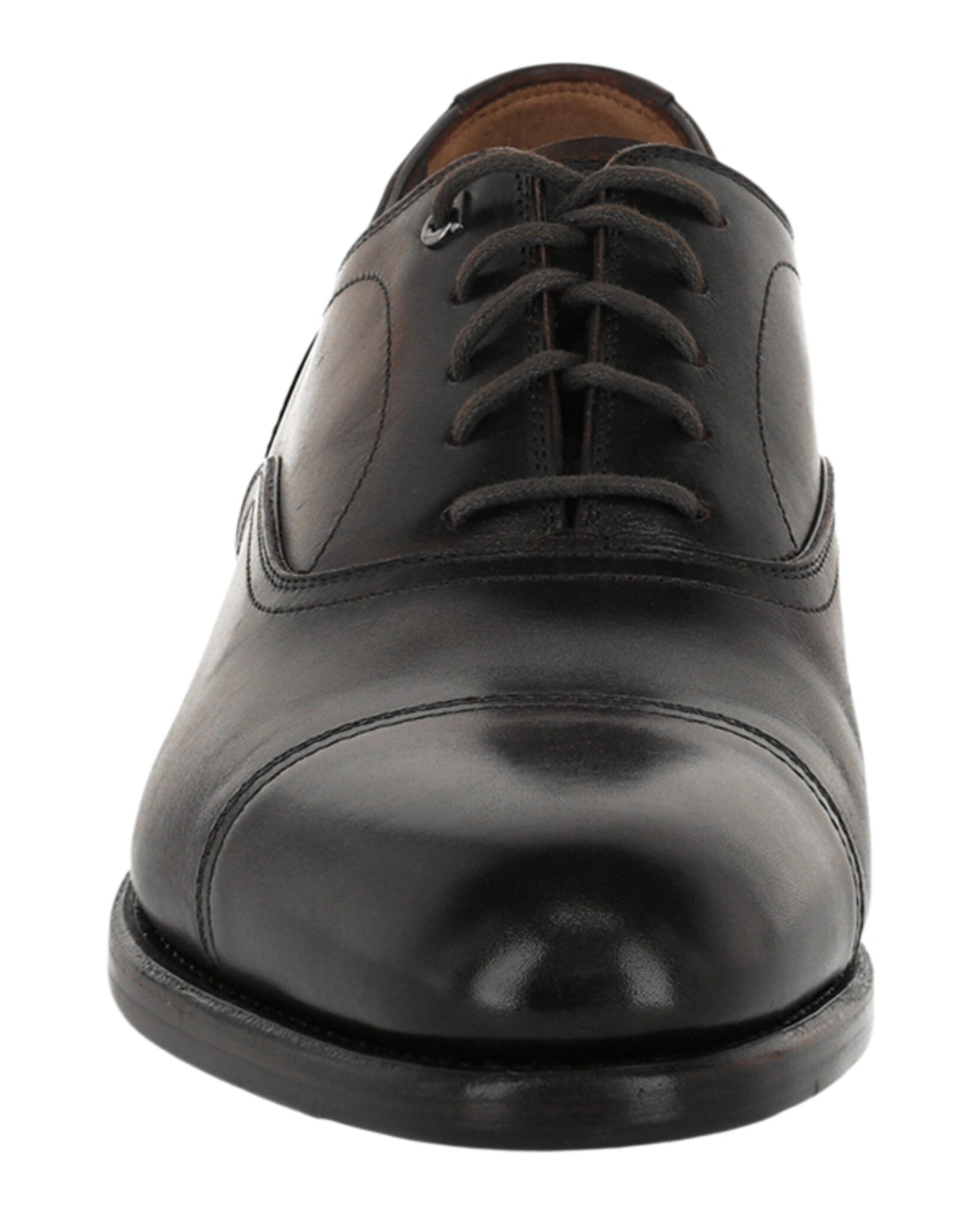Ferragamo Mens Baron Leather Oxfords - Extra Wide Width