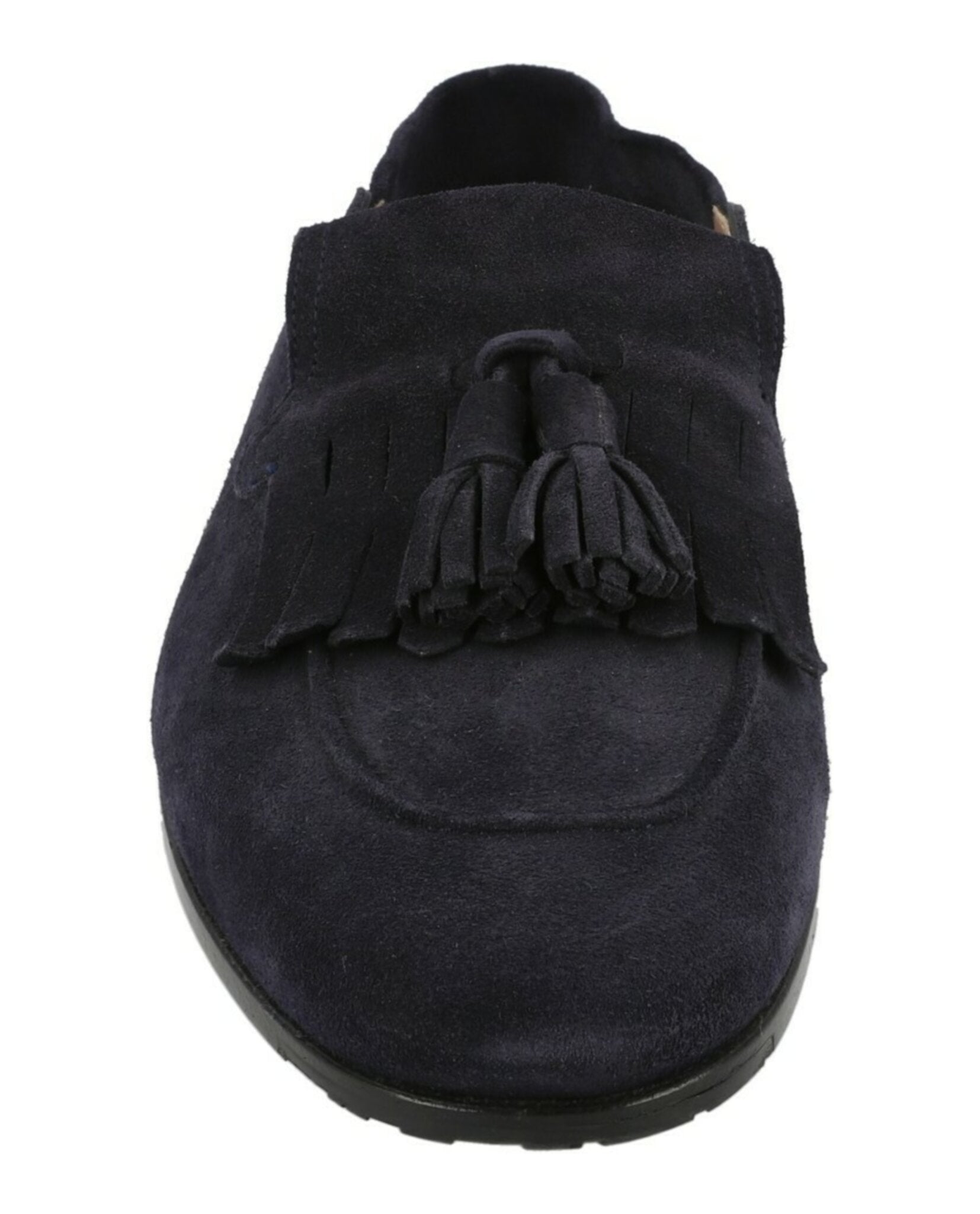 Ferragamo Mens Arizona Suede Loafers With Tassel Details