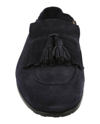 Ferragamo Mens Arizona Suede Loafers With Tassel Details