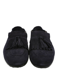 Ferragamo Mens Arizona Suede Loafers With Tassel Details
