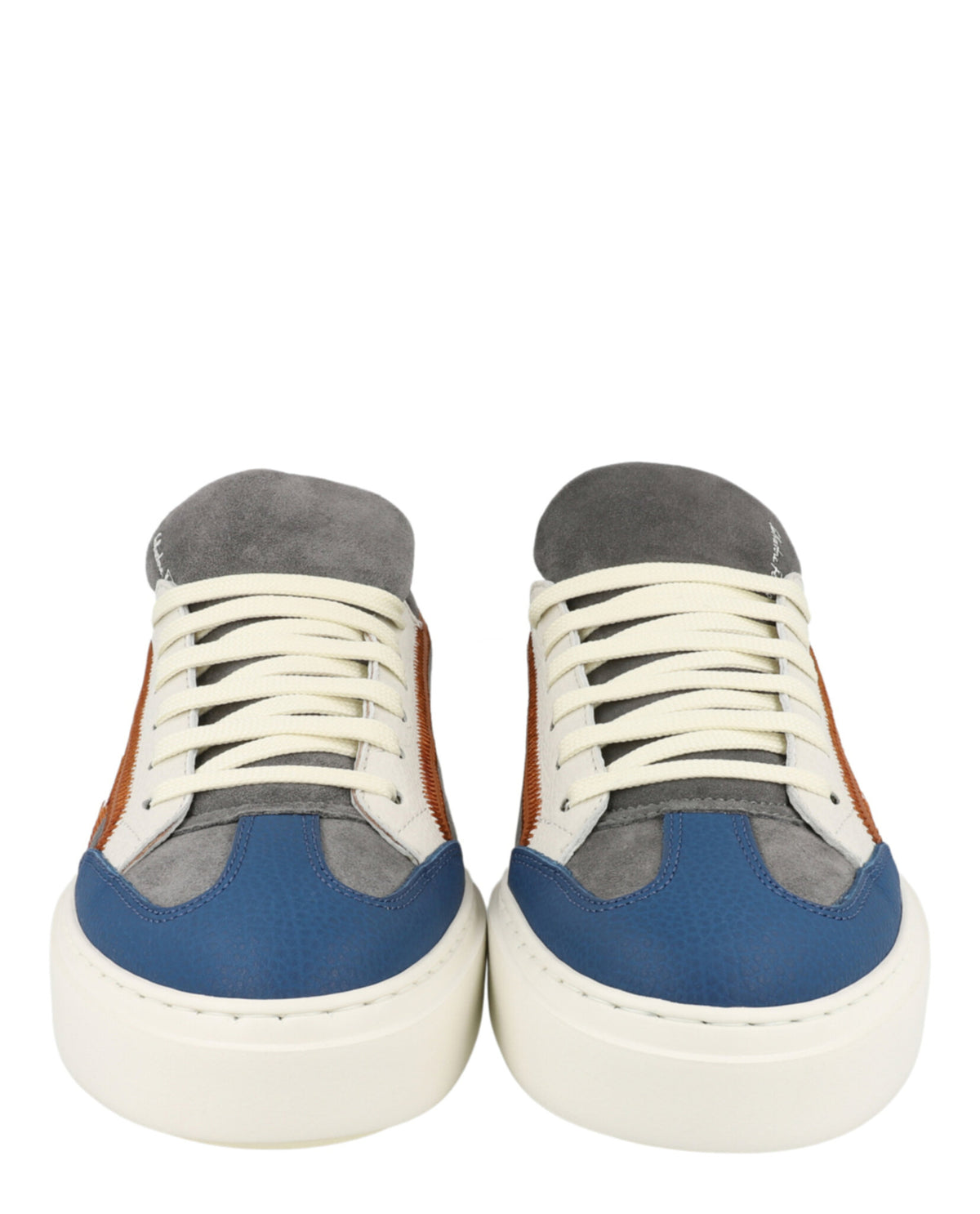 Ferragamo Mens Borg 5 Suede Sneakers
