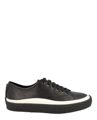 Ferragamo Ferragamo Mens Storm Leather Low-Top Sneakers