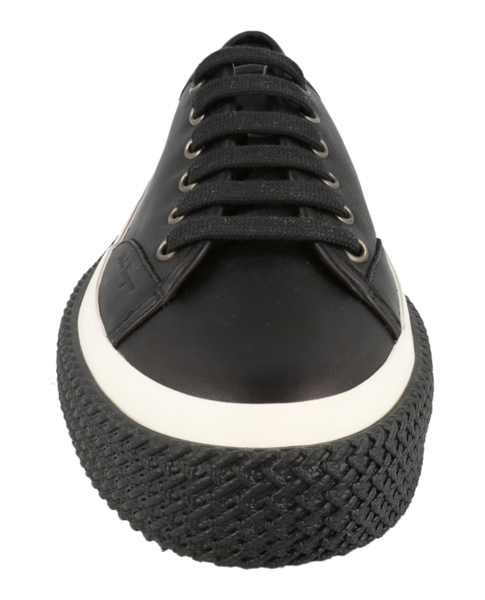 Ferragamo Ferragamo Mens Storm Leather Low-Top Sneakers