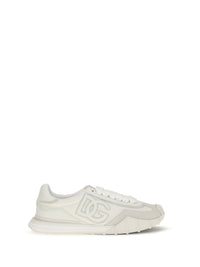 DOLCE & GABBANA Dolce & Gabbana Men Athletic Fabric And Leather Sneakers