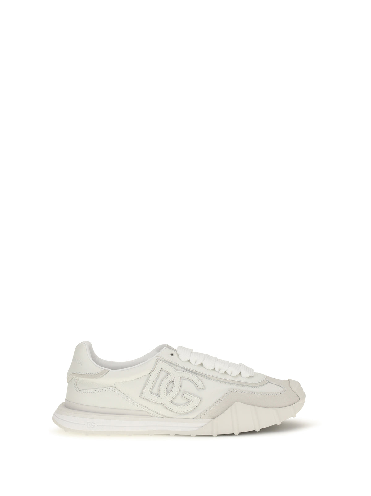 DOLCE & GABBANA Dolce & Gabbana Men Athletic Fabric And Leather Sneakers