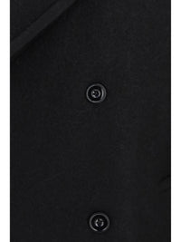 Lemaire Men Short Double-Breasted Wool And Alpaca Coat