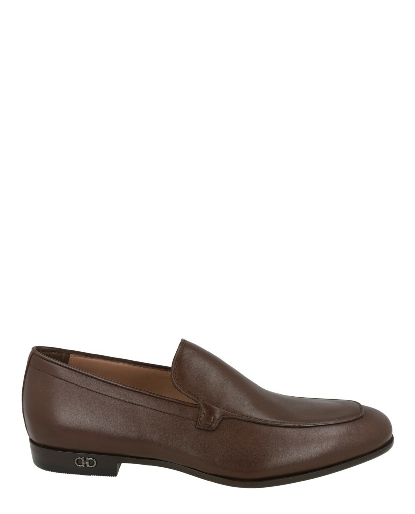 Ferragamo Mens Ridley Leather Loafers