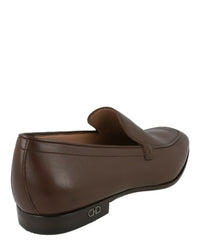 Ferragamo Mens Ridley Leather Loafers