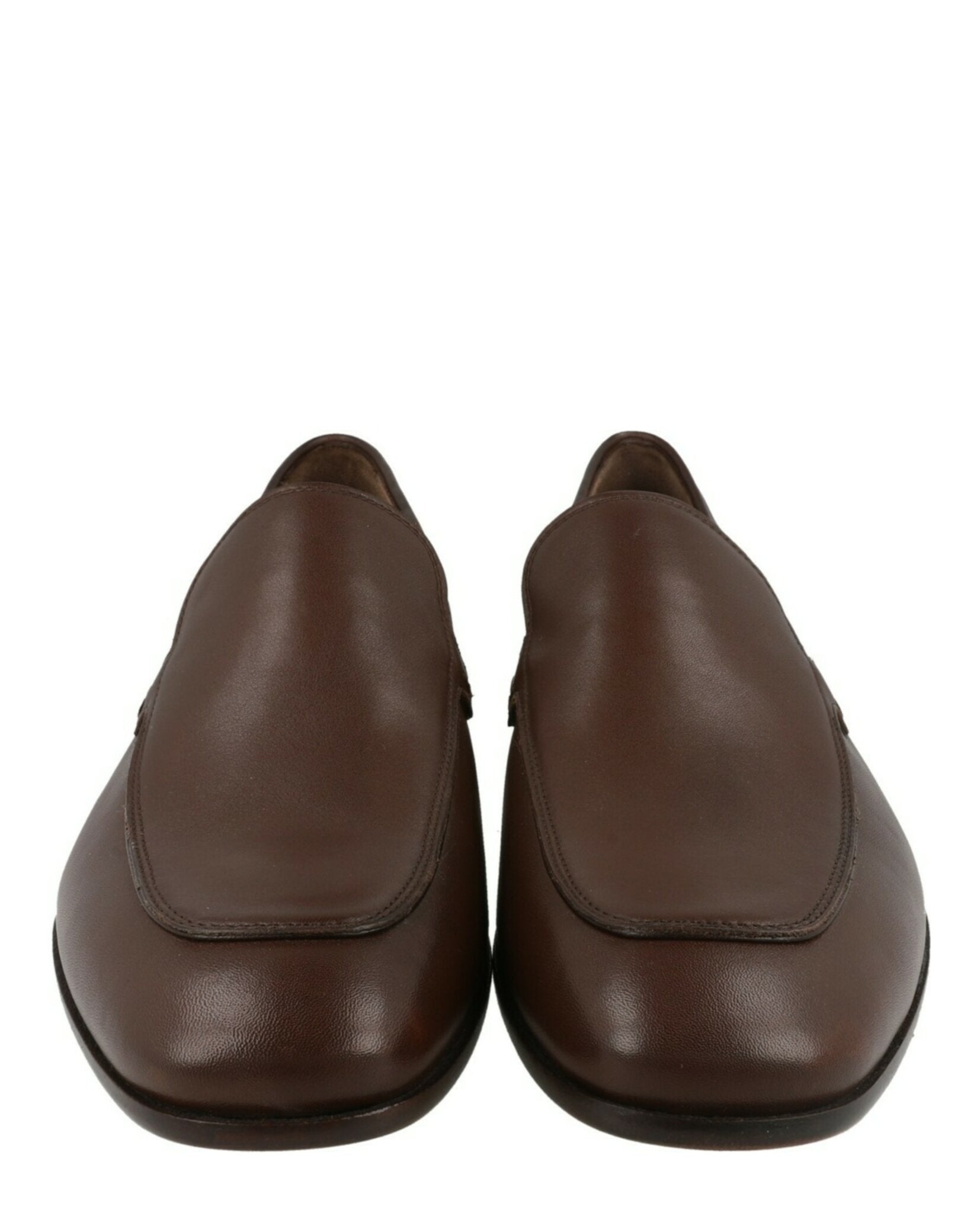 Ferragamo Mens Ridley Leather Loafers