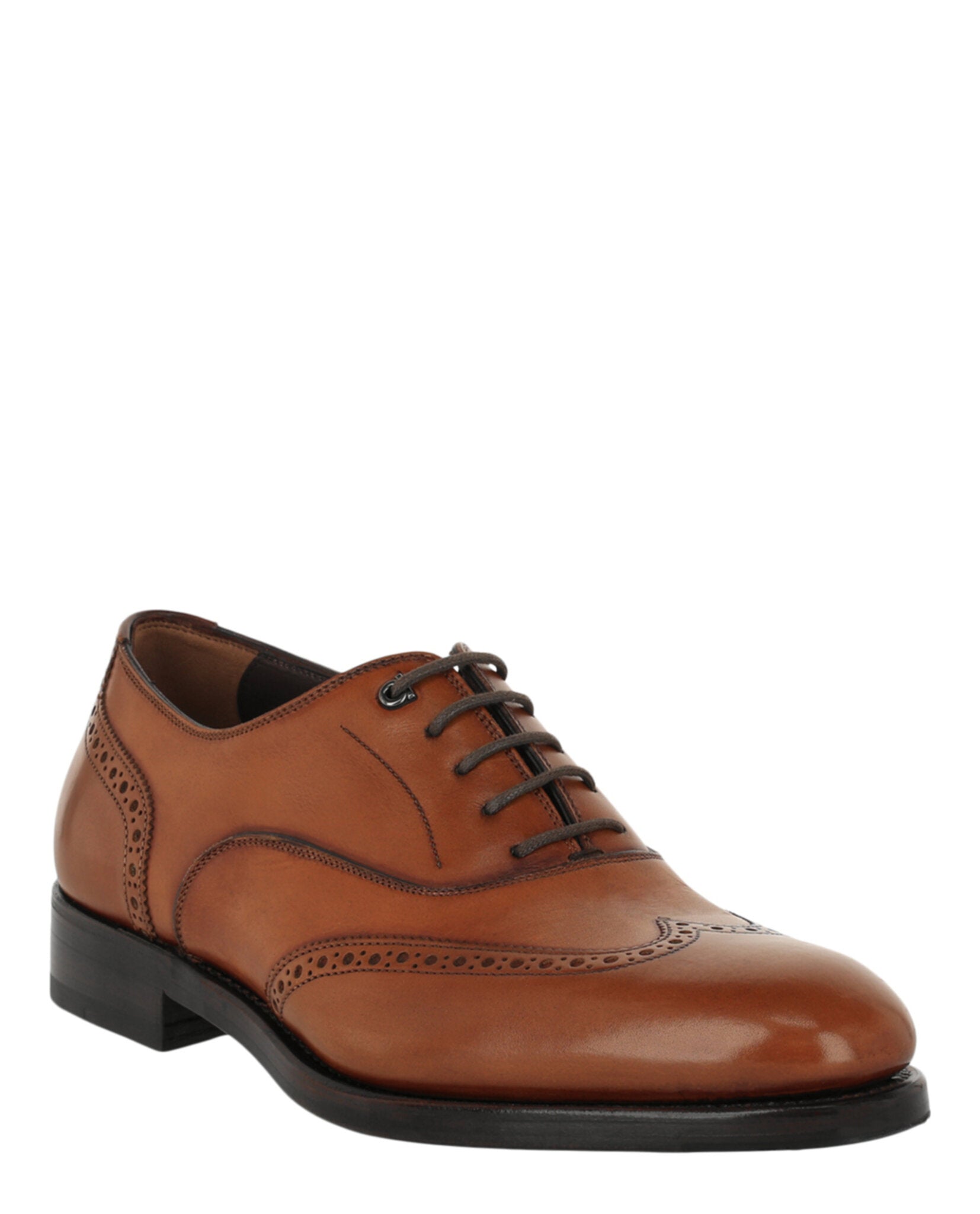 Ferragamo Mens Raphael Brogues Shoes - Extra Wide Width