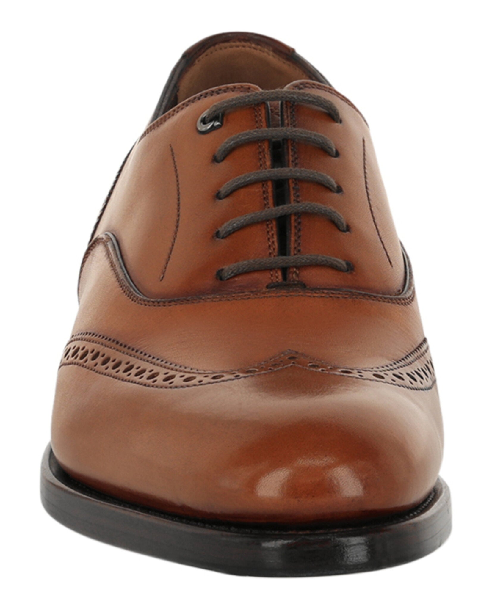 Ferragamo Mens Raphael Brogues Shoes - Extra Wide Width