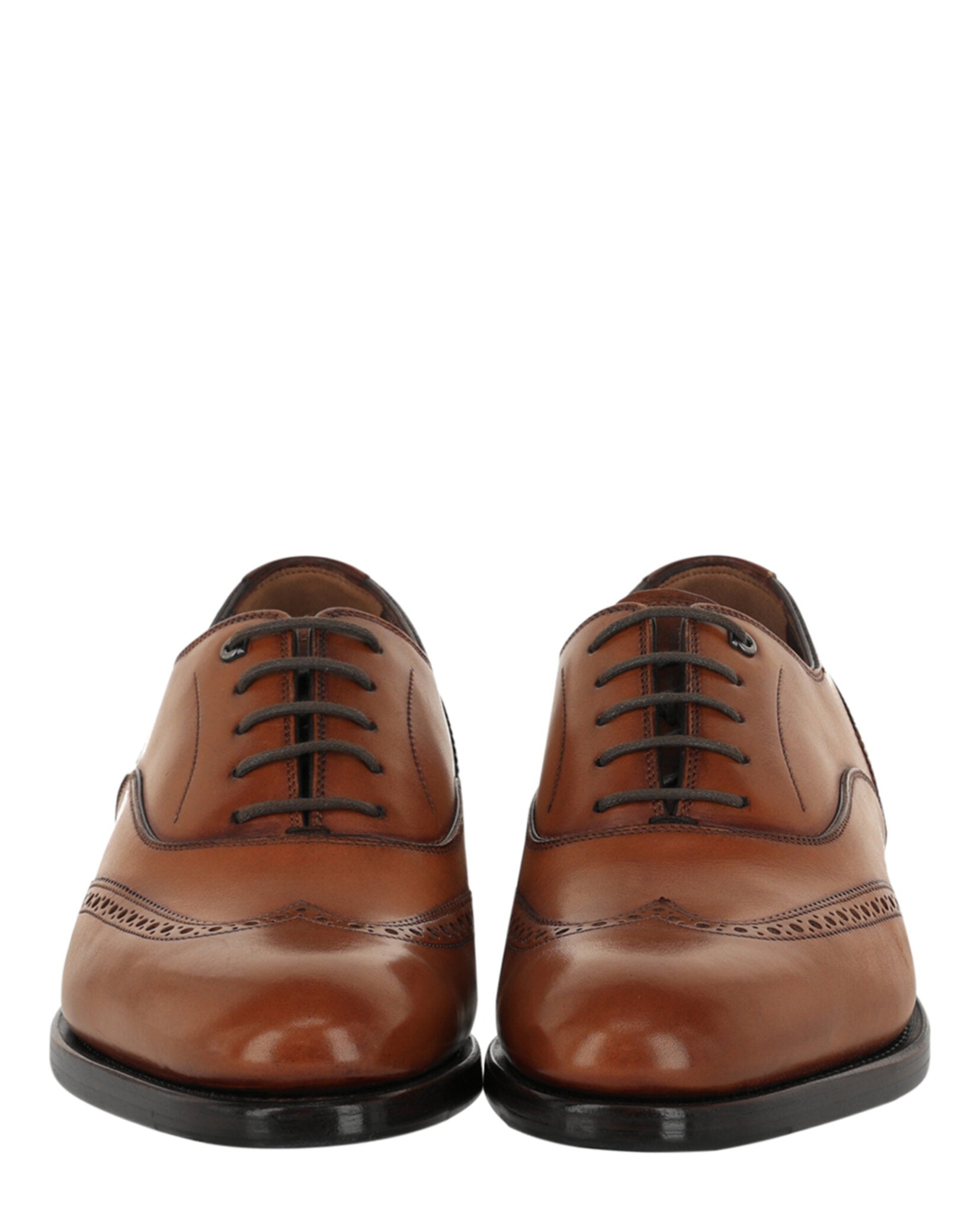 Ferragamo Mens Raphael Brogues Shoes - Extra Wide Width