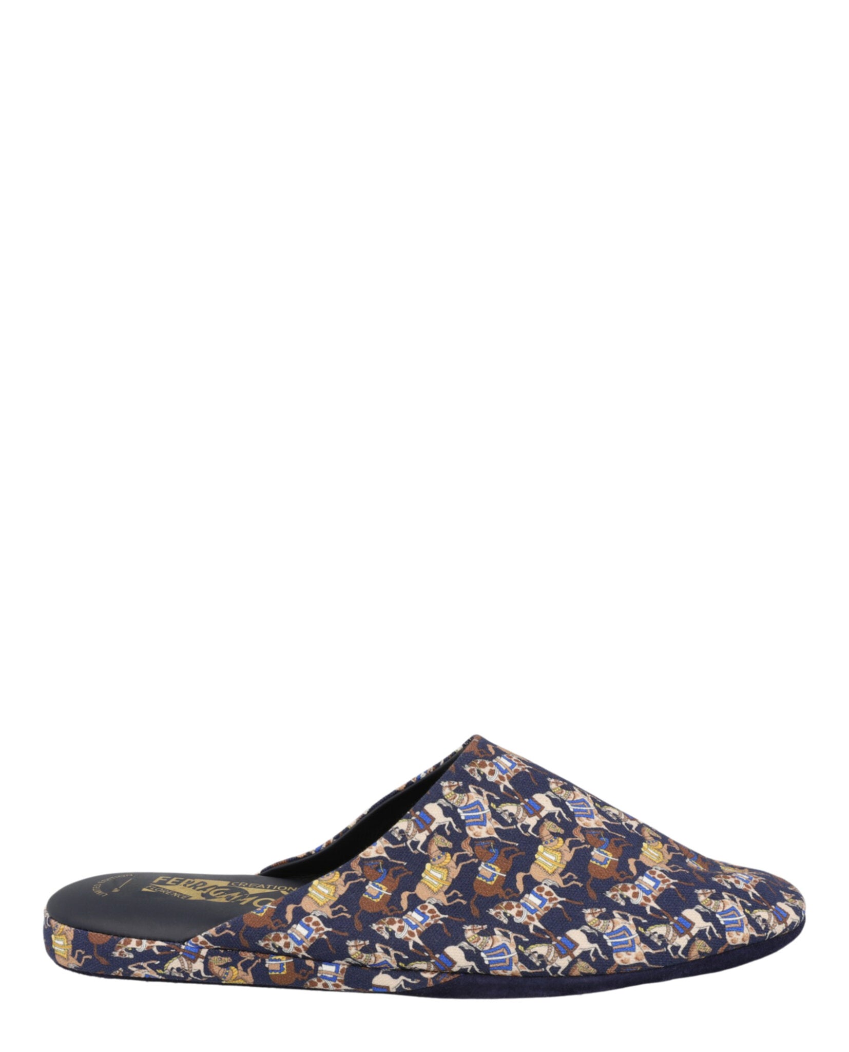 Ferragamo Mens Knight Bedroom Slipper 1950s Archive Limited Edition