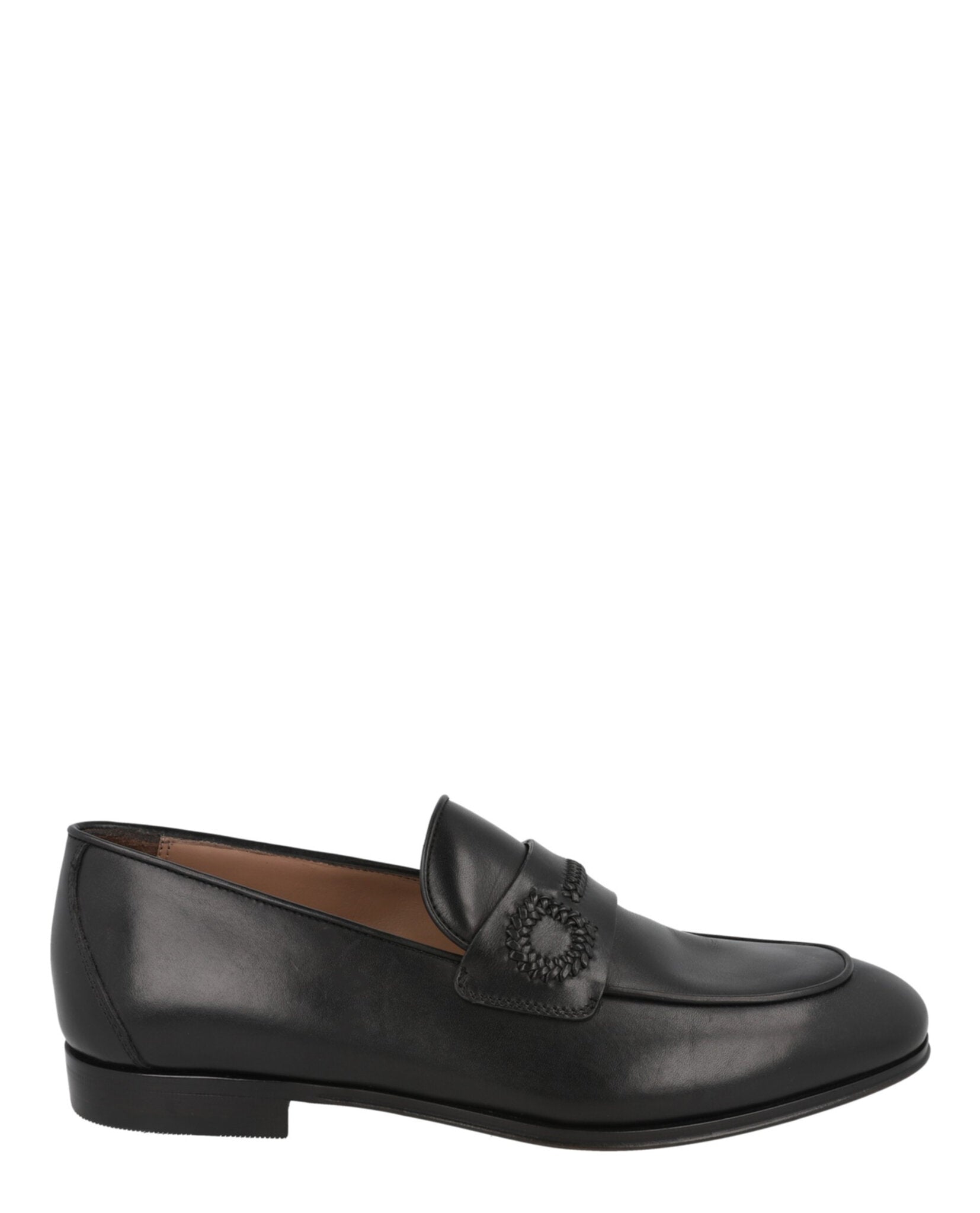 Ferragamo Mens Rost Leather Loafers