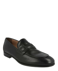 Ferragamo Mens Rost Leather Loafers