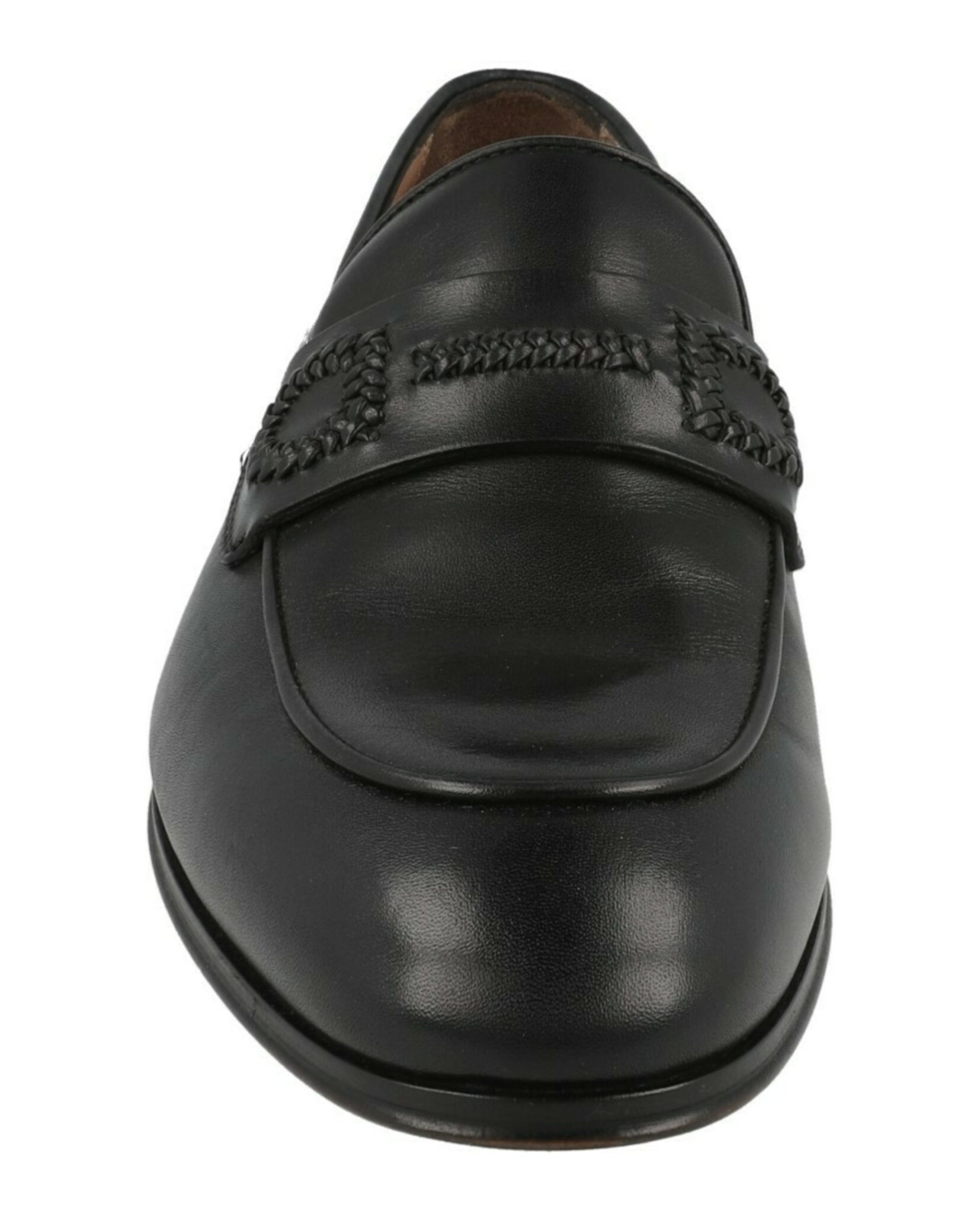 Ferragamo Mens Rost Leather Loafers
