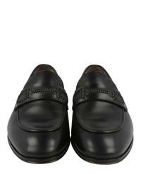 Ferragamo Mens Rost Leather Loafers