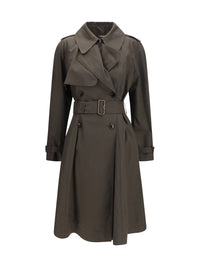 Burberry Women Pembury Cotton Gabardine Trench Coat