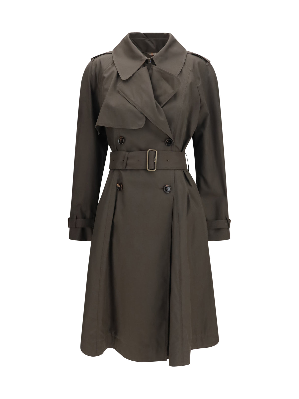 Burberry Women Pembury Cotton Gabardine Trench Coat