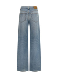 SAINT LAURENT Saint Laurent Women 90'S High-Waisted Wide-Leg Jeans